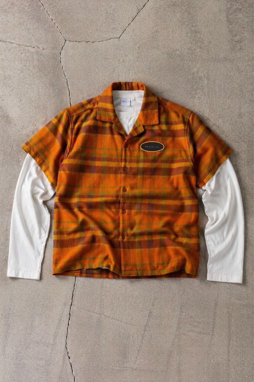 Flannel cropped Shirt