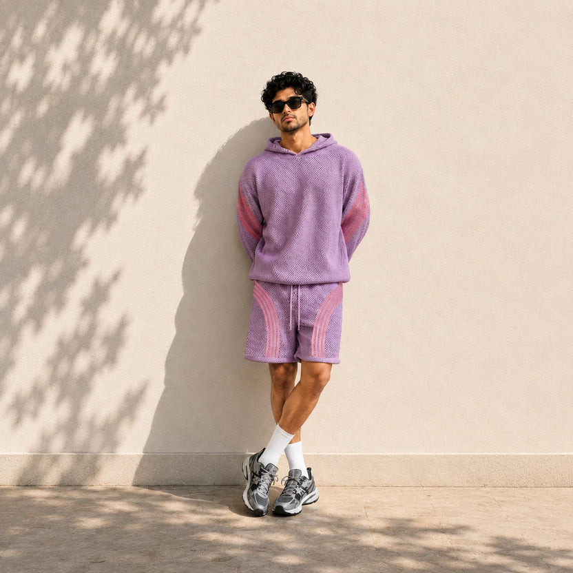 Pink Mesh CO-ORD SET