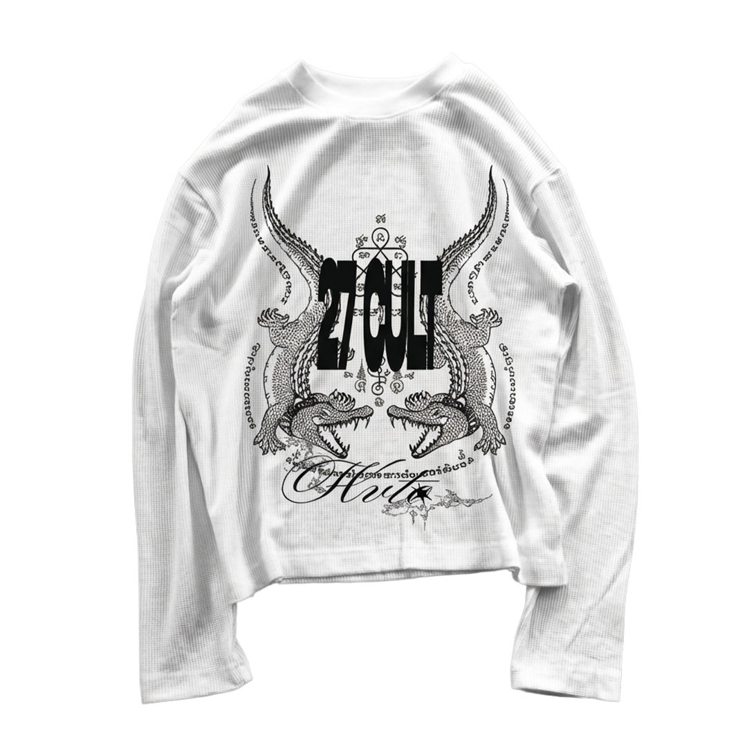 27 CULT WAFFLE TEE KNIT
