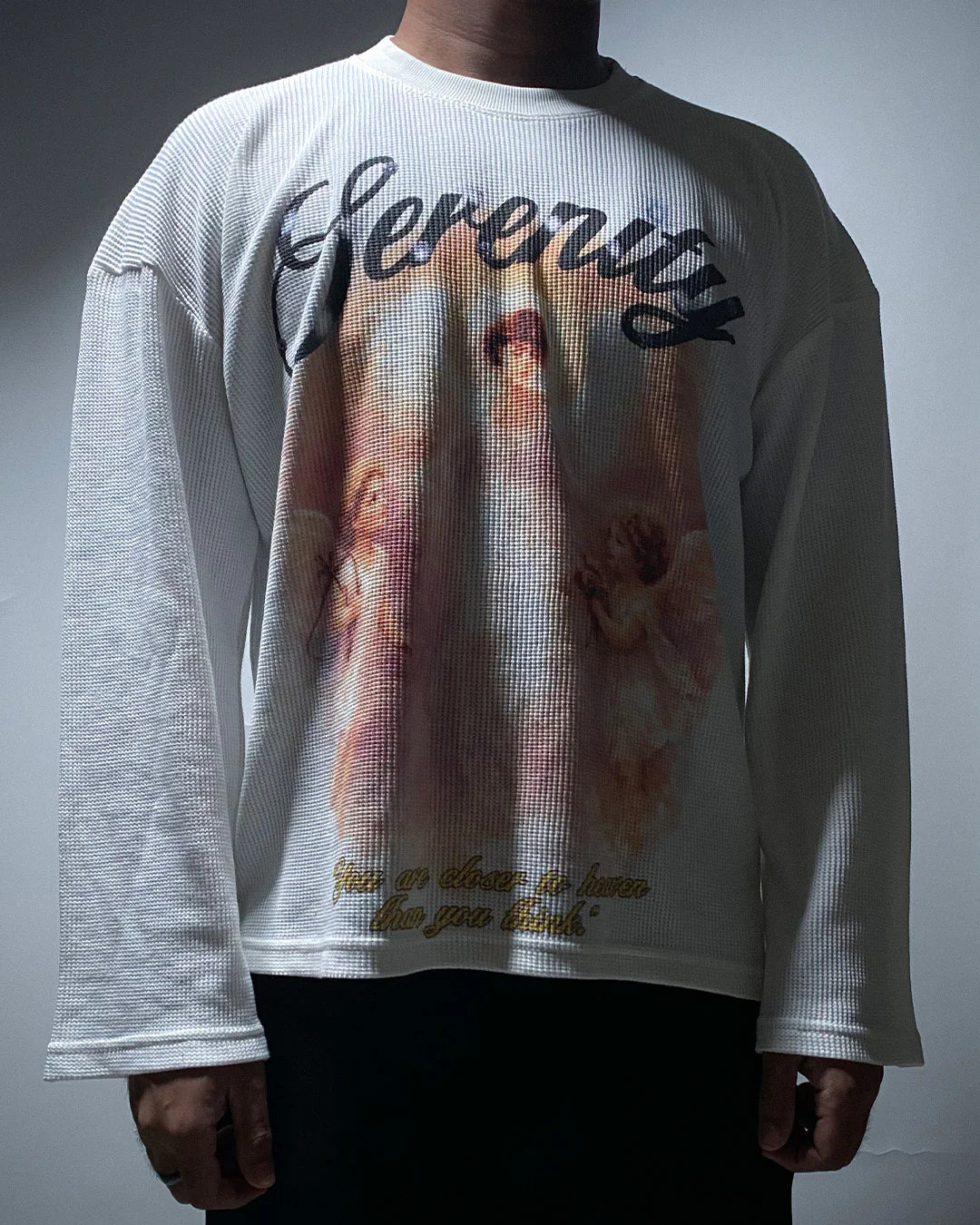 SERENITY- 011 WAFFLE TEE
