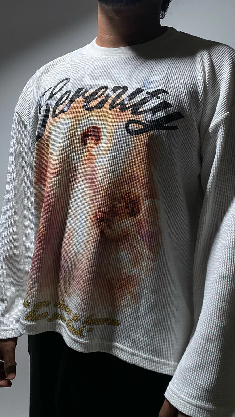 SERENITY- 011 WAFFLE TEE