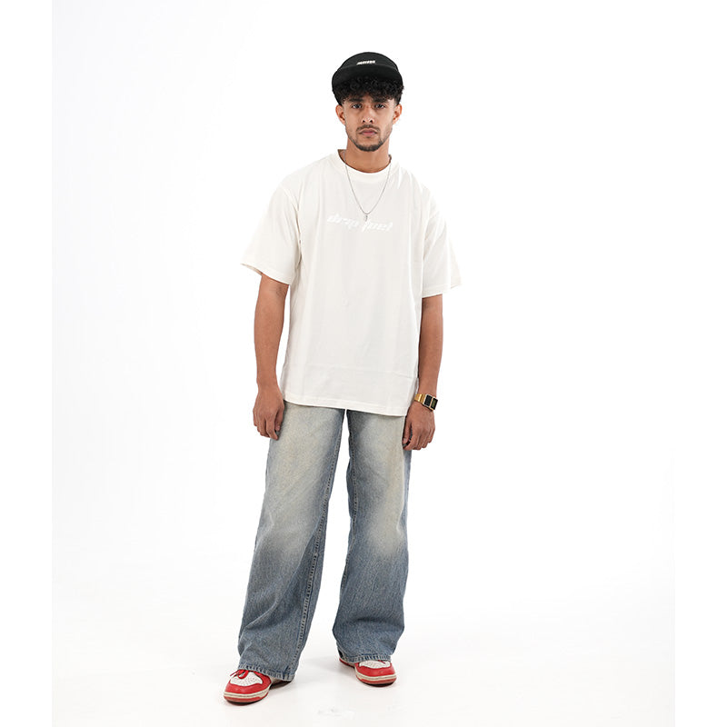 DRIP FUEL ESSENTIALS WHITE TEE