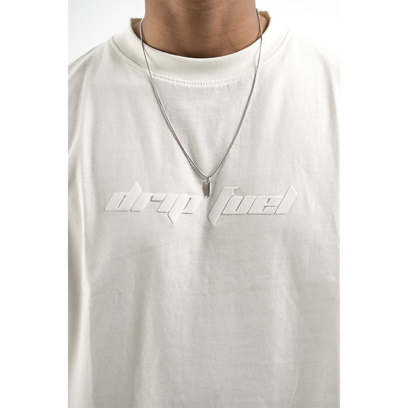 DRIP FUEL ESSENTIALS WHITE TEE